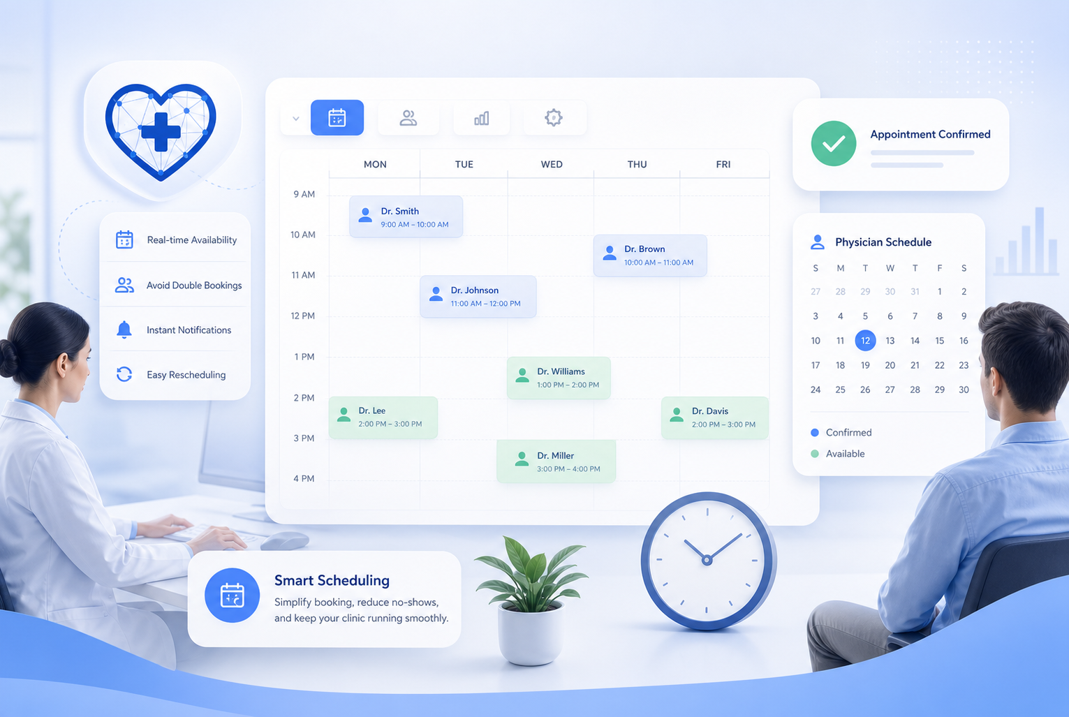 Smart appointment scheduling